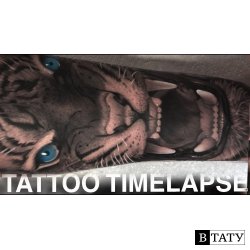 TATTOO TIME LAPSE | TIGER PORTRAIT | CHRISSY LEE